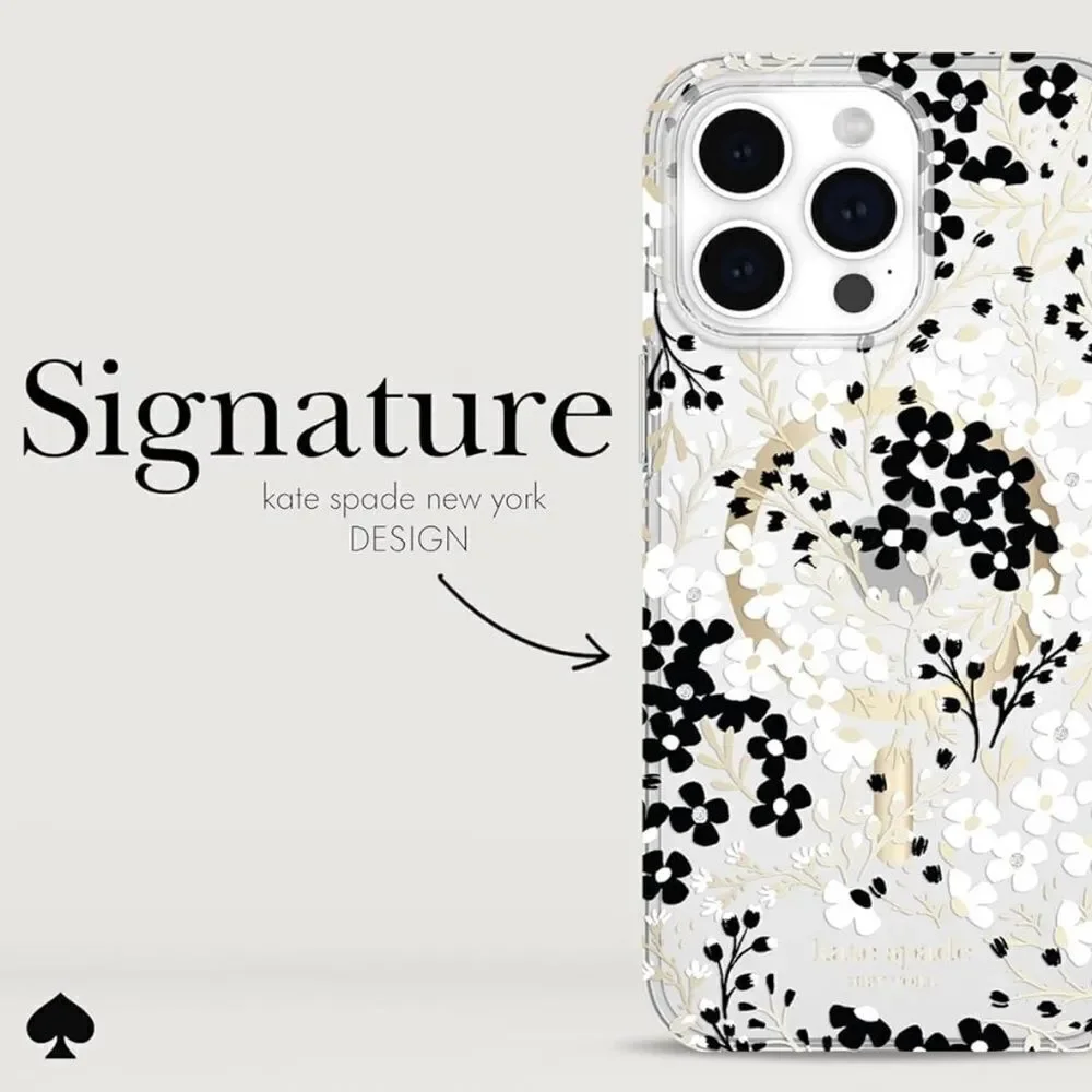 Kate Spade New York Apple iPhone 15 Pro Protective Case With MagSafe…